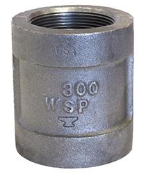 USA Manufactured FPxFP Malleable Black Iron Extra Heavy Pipe Coupling