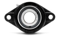 Moline Bearing Co 2-Bolt Medium Duty Flange Bearing Top View