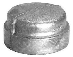 USA Manufactured FP Malleable Galvanized Iron Extra Heavy Pipe Cap