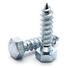 Low Carbon Clear Zinc Cr3 Lag Screw