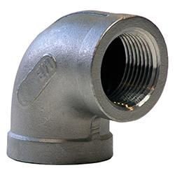 Industrial 90° Elbow 150# ISO 49 Pattern Type 316 Stainless Steel Pipe Fittings