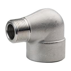 Industrial 90° Street Elbow 3000# Pipe Thread Type 304L Stainless Steel Pipe Fittings