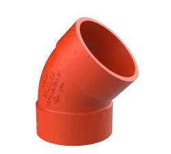 Gruvlok Figure 7051P Plain End 45° Elbow