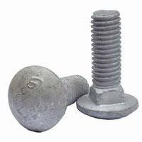 Fractional Size A307 Grade A Carriage Bolts HDG Plating