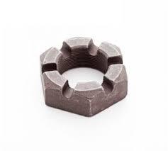 1-1/2"-6 Slotted Finish Hex Nut Plain Finish