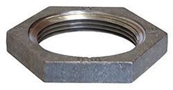 USA Manufactured FNPT Black Cast Iron Pipe Locknut