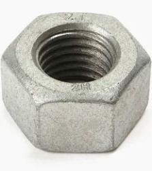 Fractional Size ASTM A194/SA194 Heavy Hex Nut with Hot Dipped Galvanized Plating