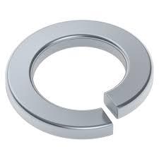 Clear Zinc Cr3 Plating Regular Split Lock Washer