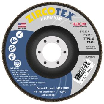 Z7030F FlexOvit Coated Abrasives Flap Disc | Rettigs.com