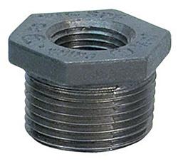 Globally Manufactured 150# MNPTxFNPT Malleable Black Iron Pipe Hex Bushing