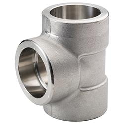 Industrial TEE 3000# Socket Weld Type 304L Stainless Steel Pipe Fittings
