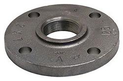 USA Manufactured FNPT Black Cast Iron Pipe Reducing Companion Flange