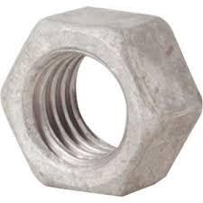 2 1/2"-4  Grade 2 Dipped Galvanized Hex Nut
