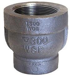 USA Manufactured FPxFP Malleable Black Iron Extra Heavy Pipe Reducing Coupling