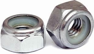 3/8"-16 Standard Thickness 18-8 SS Nylon Insert Locknut