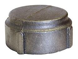 USA Manufactured FNPT Black Cast Iron Pipe Cap