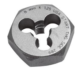 84210 Norseman Drill & Tool Hi-Carbon Steel Metric Hex Die