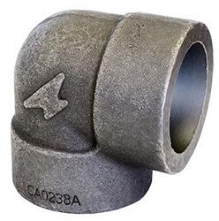 USA Manufactured Class 6000 Black Socket Weld Forged Steel 90° Elbow