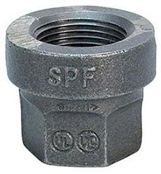 Globally Manufactured 150# FNPTxFNPT Malleable Black Iron Pipe Reducing Coupling