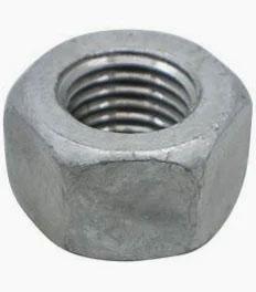 1/2"-13 A563 Grade A HDG Heavy Hex Structural Nut