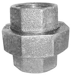 USA Manufactured FPxFP Malleable Galvanized Iron Extra Heavy Pipe Union