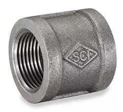 Globally Manufactured 150# FNPTxFNPT Malleable Black Iron Pipe Right Hand / Left Hand Coupling