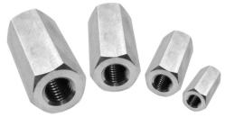 Fractional Sizes 316 Stainless Steel Hex Coupling Nut