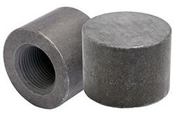 USA Manufactured Class 6000 Black Threaded Forged Steel Caps