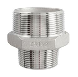 Industrial Hex Reducing Nipple 150# ISO HT Pattern Type 316 Stainless Steel Pipe Fittings