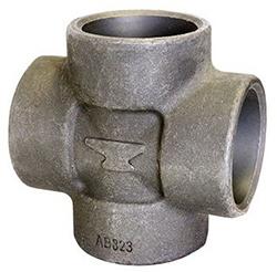 USA Manufactured Class 3000 Black Socket Weld Forged Steel Cross