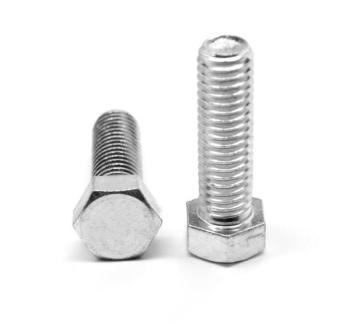 5/16"-18x2" A307 Grade A Low Carbon Hex Tap Bolt Cr3 Zinc