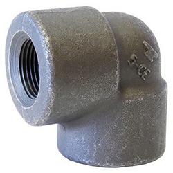 USA Manufactured Class 3000 Black Threaded Forged Steel 90° Elbow
