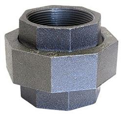 USA Manufactured FPxFP Malleable Black Iron Pipe Union