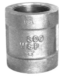 USA Manufactured FPxFP Malleable Galvanized Iron Extra Heavy Pipe Coupling