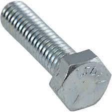7/8"-9x3-1/4" USA Grade 5 Clear Zinc Cr3 HHCS