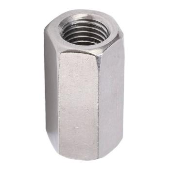 M6-1.00x18 Metric Size A4-70 (316) SS Hex Coupling Nut