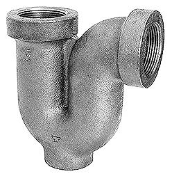 USA Manufactured Galvanized Cast Iron Pipe P-Trap