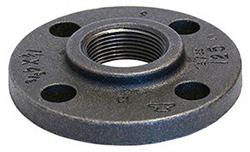 USA Manufactured FNPT Black Cast Iron Flange Pipe Companion Flange