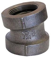 USA Manufactured FNPT Black Cast Iron 11-1/4&deg; Drainage Pipe Elbow