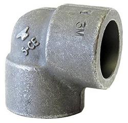 USA Manufactured Class 3000 Black Socket Weld Forged Steel 90° Elbow