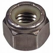Plain Finish Nyloc Nut