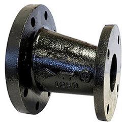 USA Manufactured Black Cast Iron Pipe Flange Eccentric Reducer