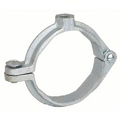 Figure 138R Malleable Iron Zinc Plated Finish Extension Split Pipe Clamp