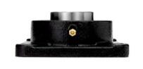 Moline Bearing Co Medium Duty 4 Bolt Flange Ball Bearing Side View