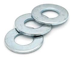3/8" SAE Flat Washer Clear Zinc Cr3 Plating