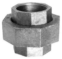 USA Manufactured FPxFP Malleable Galvanized Iron Pipe Union