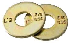 L9 USS Tension Flat Washers Yellow Zinc Cr3 Plating USA