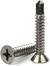 Flat Head Phillips Drive 410 Stainless Steel Self-Drilling Screw