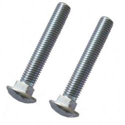Fractional Size A307 Grade A Carriage Bolts Clear Cr3 Zinc Plating