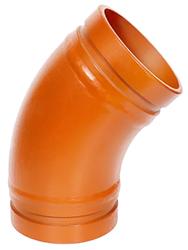 Gruvlok Figure 7051LR Grooved Long Radius 45° Elbow